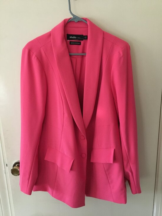 Torrid Jackets & Blazers - Torid Size 1 (14-16) CORAL Fully Lined Button Closure Blazer